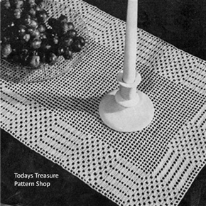 Free Runner Filet Crochet Pattern 